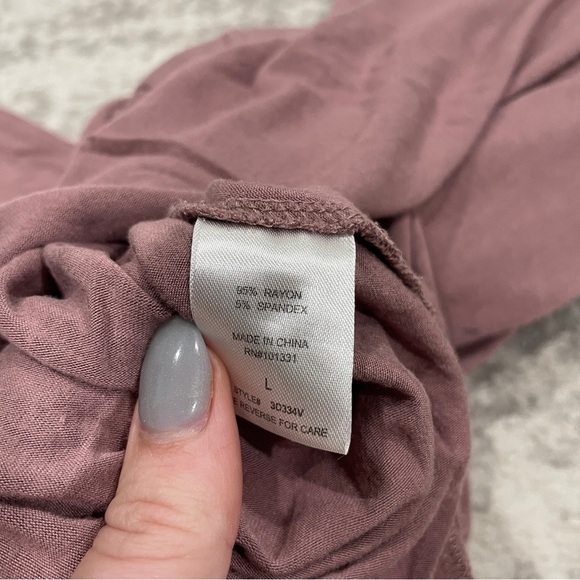 Charlotte Russe Purple 3/4 Sleeve Dress - Picture 5 of 9